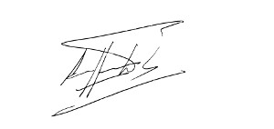 Signature file of publisher Geoffrey Dow.
